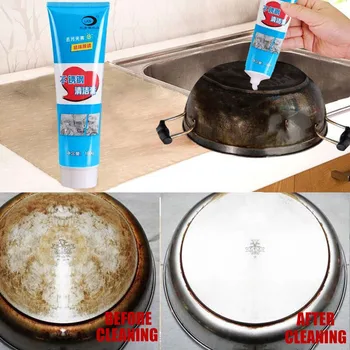 

Multi-Purpose Magic Stainless Steel Cleaning Paste Polishing Scratching Paste Purpose Metal Polishing Agent Kitchen Cleaner#25