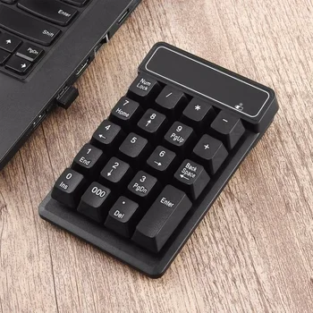 

Digital Keyboard New Portable Mini number Keypad USB Number Pad 19Keys For Office Accounting Teller 2.4G and Bluetooth optional