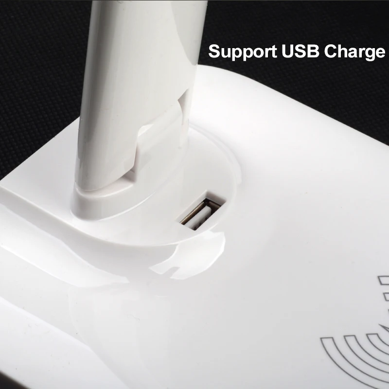 QI Wireless Charger 2 In 1 LED Table Desk Lamp Multi-Function Reading Light with DC 5V USB Charging