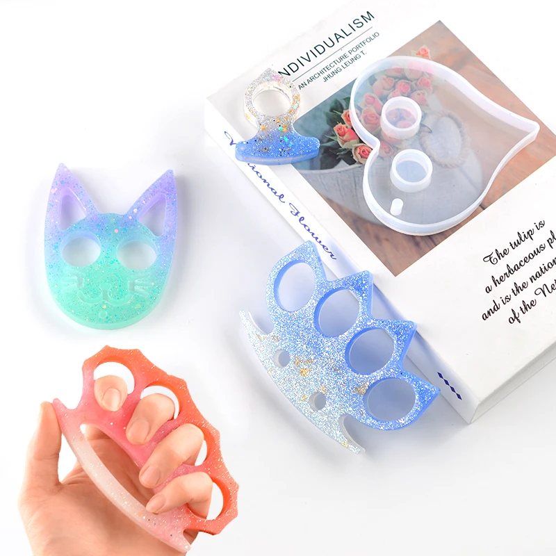 DM048 Finger Protection Epoxy Molds Resin Keychain Finger Sleeve