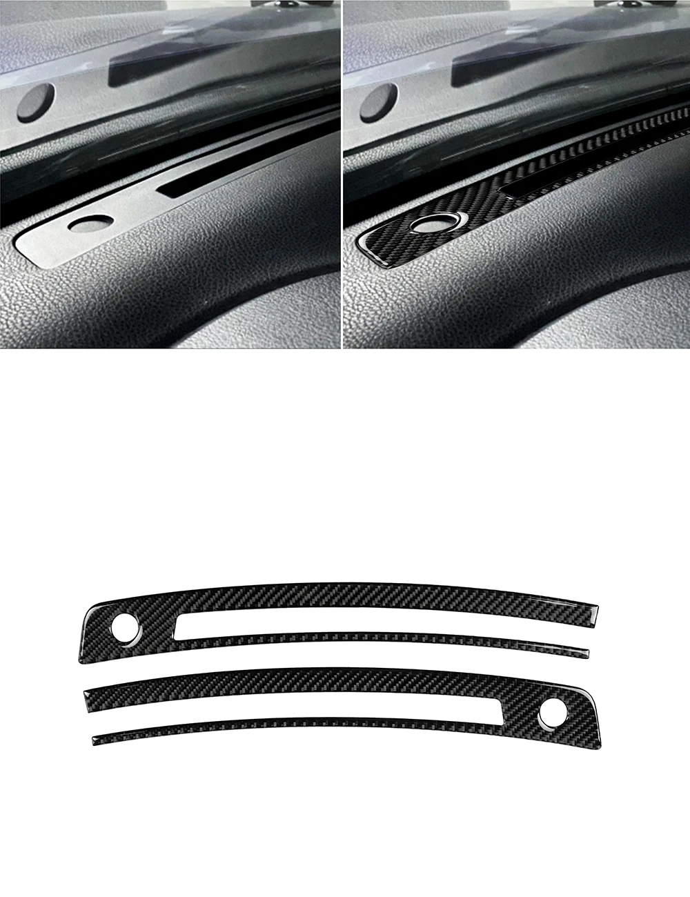 

Carbon fiber Car Center Console Dashboard Air Vent Frame Decorative Cover for Subaru BRZ Toyota 86 2013-2020