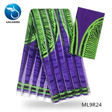 LIULANZHI нигерийские вечерние ленты ткань мягкий материал органза ленты 4 ярдов и 2 ярдов Швейные tissu для женщин ML9R12-33