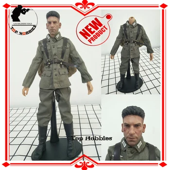 

Action Figure Anime 1/6 Scale Male Head Sculpt Joe Boense German Uniform General Combat Pants Suit Backpack Fit 12"Muscle Body