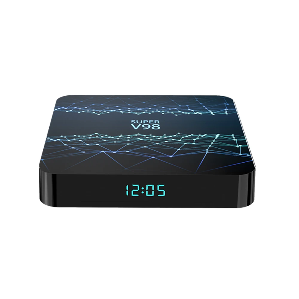 Wifi Bluetooth Tv Box 1080P Full HD Satellite Receiver V98 RK3318 2G+16G 32G Android 9.0 Network Set Top Box 4K Iptv TV Box