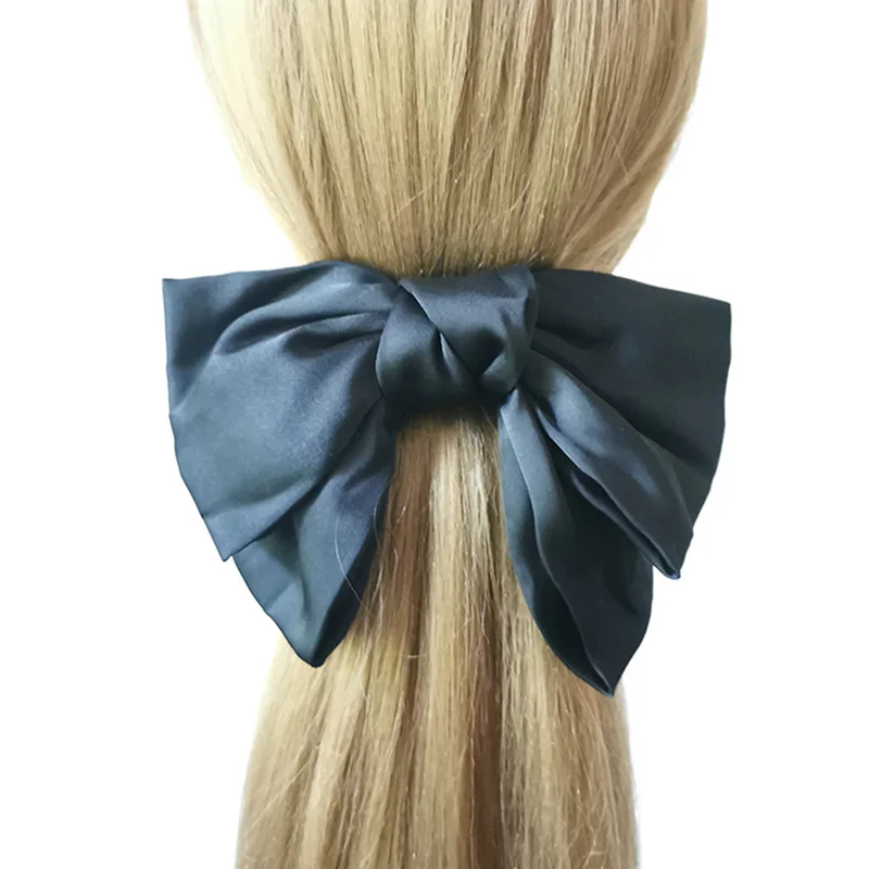 chiffon triple layered hair bows French barrette Hair accessories