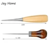 2/1Pcs Wood Handle Leather Sewing Awl Drillable Awl Pins Punching Hole Maker Stitching Tools DIY Leather Craft Sewing Supplies ► Photo 2/6