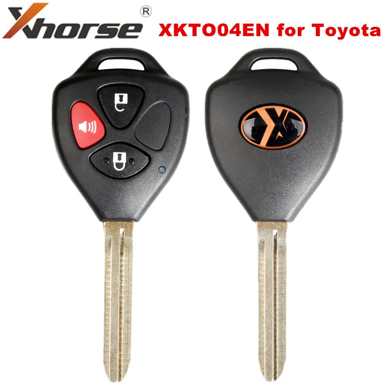 5PCS/LOT Xhorse XKTO04EN Wire Universal Remote Key for Toyota Style 3 Buttons VVDI VVDI2 Tool | Автомобили и мотоциклы