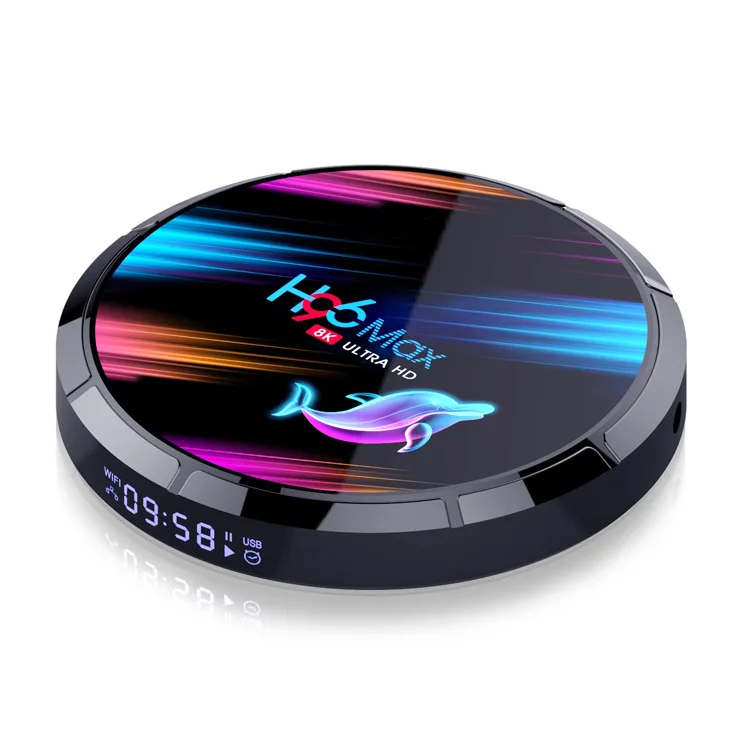 H96 MAX X3 Amlogic S905X3 Android 9.0 Smart Set Top Box 4G 32G/64G/128G TV Box 2.4G&5GHz Dual wifi Media player