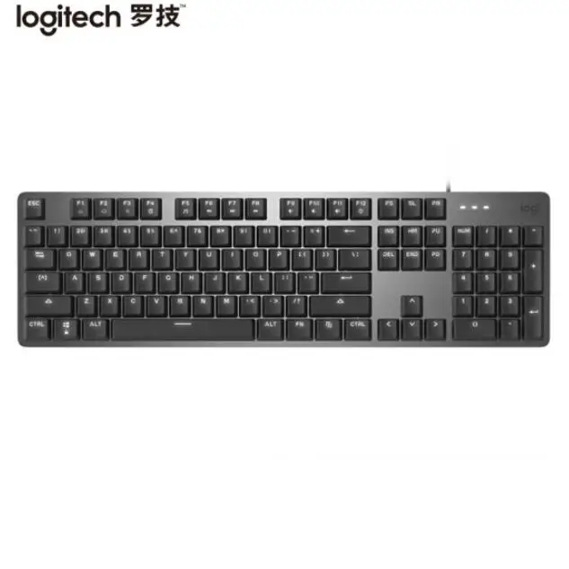 

Logitech K845 Mechanical Keyboard Wired Keyboard Office Keyboard Full Size Single Light Black Cherry Cherry Red Shaft