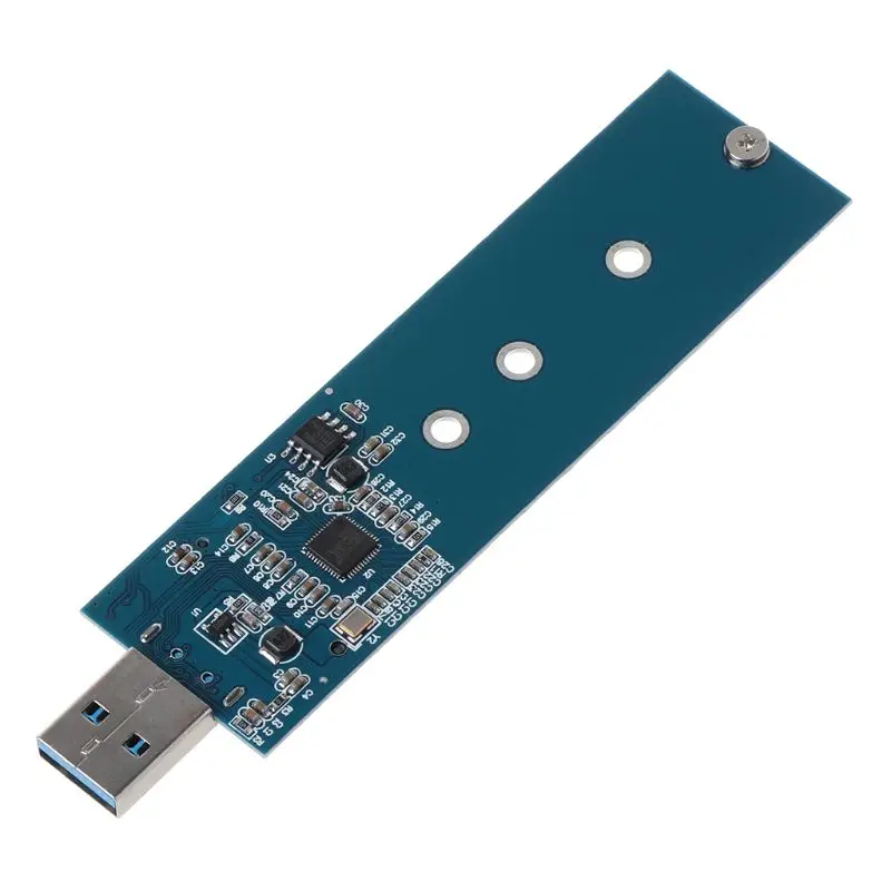 M.2 к usb-адаптеру B Key M.2 SSD адаптер USB 3,0 до 2280 M2 NGFF SSD адаптер конвертер SSD карта считывателя