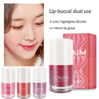 

Lip and cheek blush fashion new dual-use rouge water non-stick cup lip gloss cosmetic blush