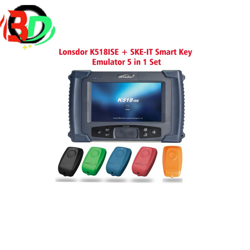 Lonsdor K518ISE K518 ключ программист для всех делает с Настройка счетчика пробега без знака ограничения - Цвет: K518SE PLUS  5 in 1