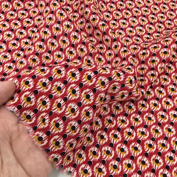 

Spring and Summer New Artificial Cotton Fabric Cotton Fabric 45S Rayon Printed Dress Children 's Clothing Fabric