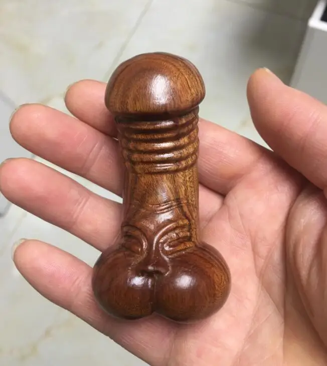 Восточная Ручная работа Резной орнамент собака старый Самшит NETSUKE | Дом и сад