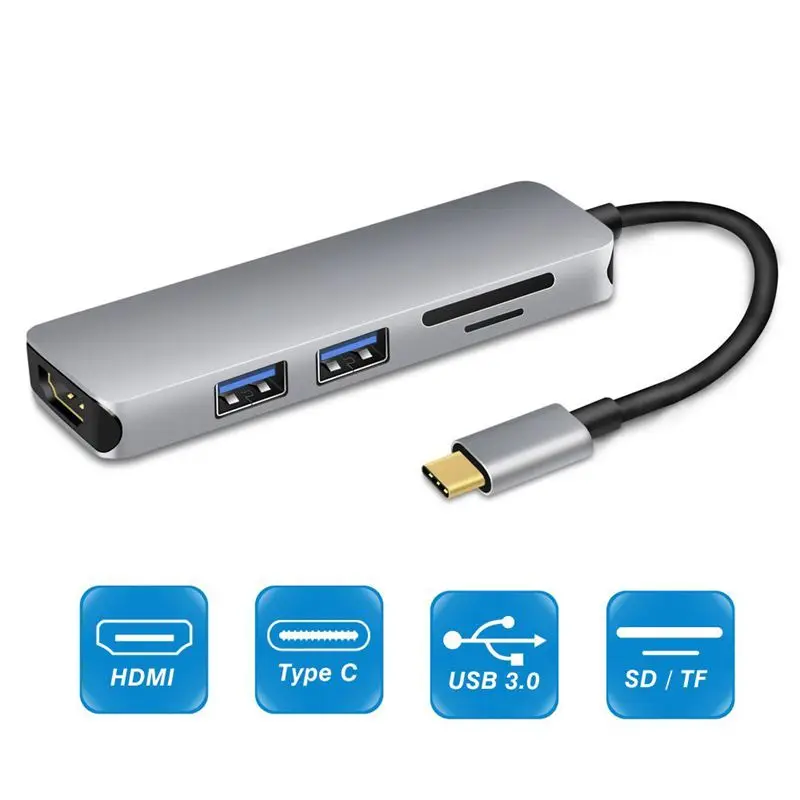 AMS-USB адаптер type C к USB, 3,1 USB C(Thunderbolt 3) к 3 концентратору с интерфейсом расширения type-c для/Chromebook Pi