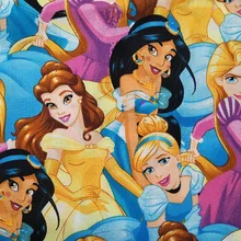 Красивая ткань для платья, хлопок, красивая цифровая печать, Детская Ткань для шитья одежды, модное платье/рубашка для девочек