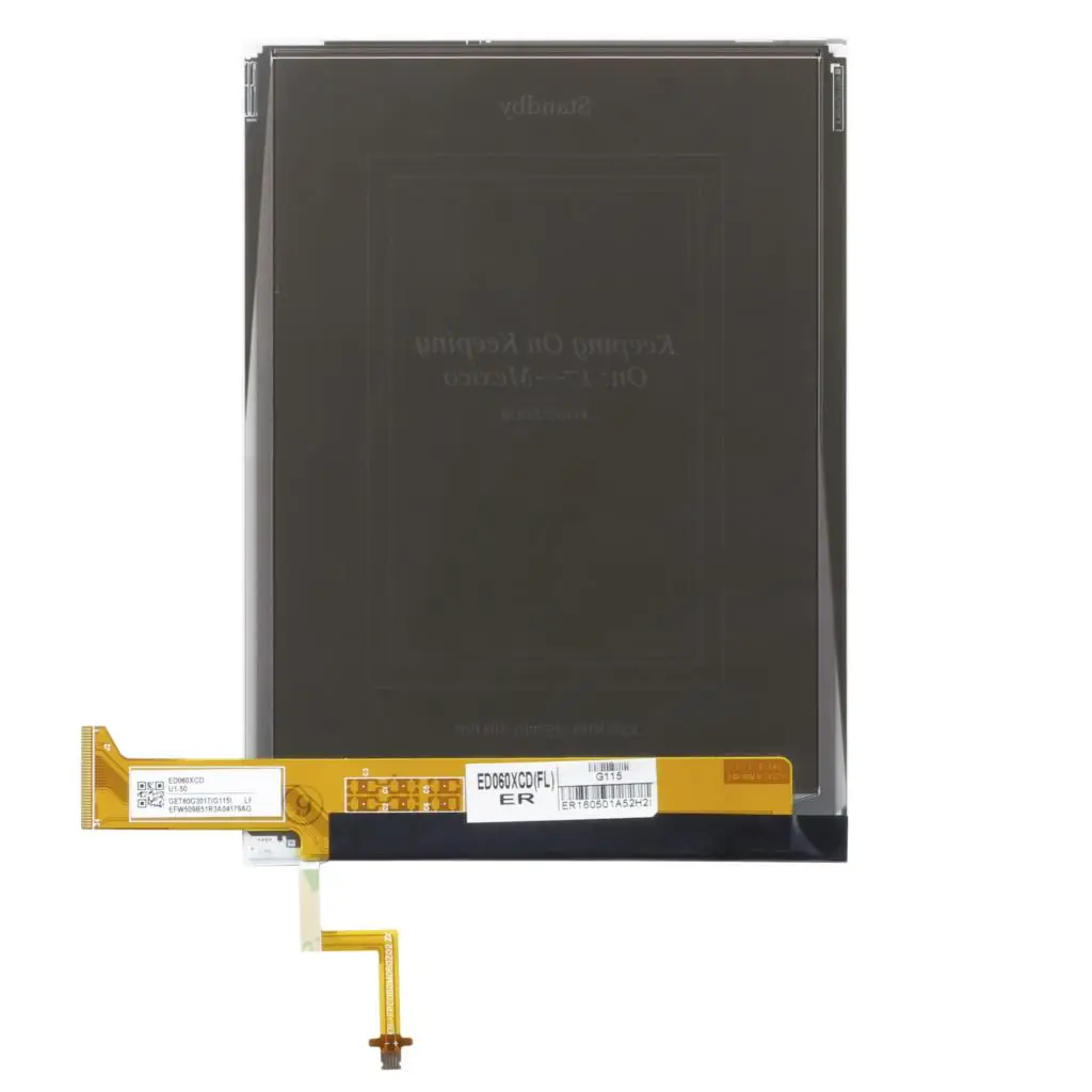 Polegada 34pin Eink Carta para Pocketbook 616 Básico Lux Pb616 Display Lcd Tela Plana Novo - Imagem 2