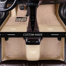 New Leather Custom car floor mats for peugeot 308 508 206 207 301 307 sw 407 408 2008 3008 4008 5008 car accessories car mats