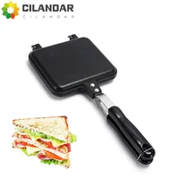 Gas Mini Sandwich Maker Iron Bread Toast Breakfast Machine Waffle Pancake Baking Barbecue Toaster Oven Mold Grill Frying Pan 1