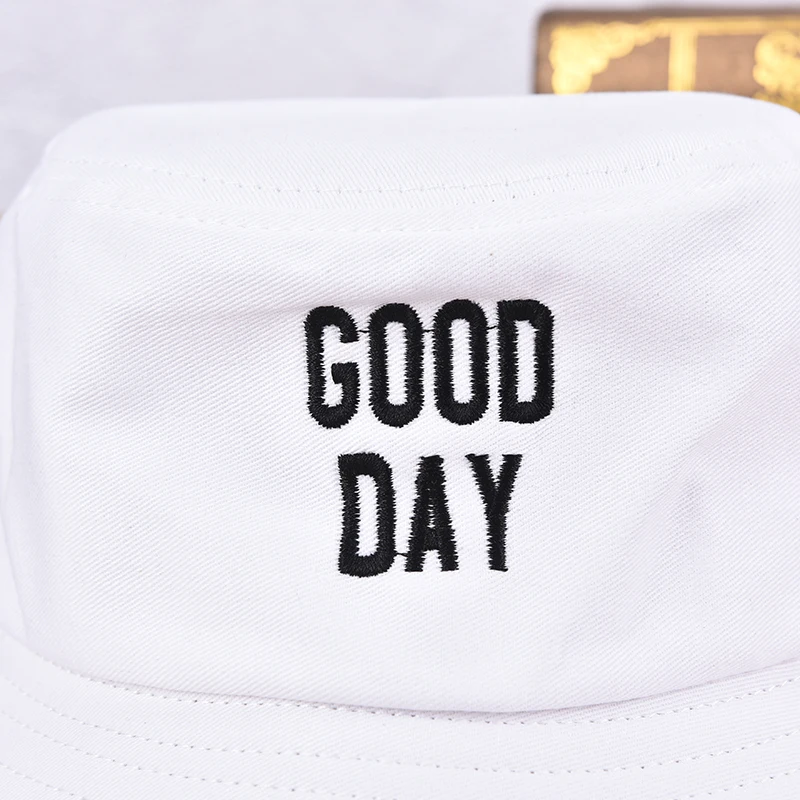 Шляпы с надписью «Good Day», летние мужские и женские шапки с вышивкой, забавные рыбацкие шляпы, пляжные уличные шапки для охоты и рыбалки