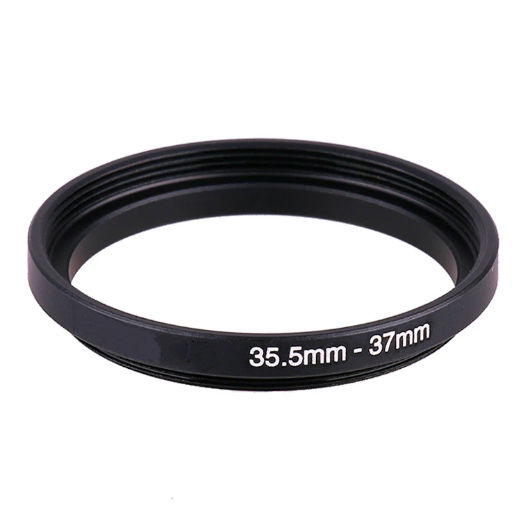 

35.5mm-37mm 35.5-37mm 35.5 to 37 Step Up Ring Filter Adapter black