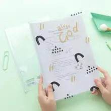 1 шт. маленький Прекрасный офисный органайзер для документов школьный насосный зажим A4 папка для файлов