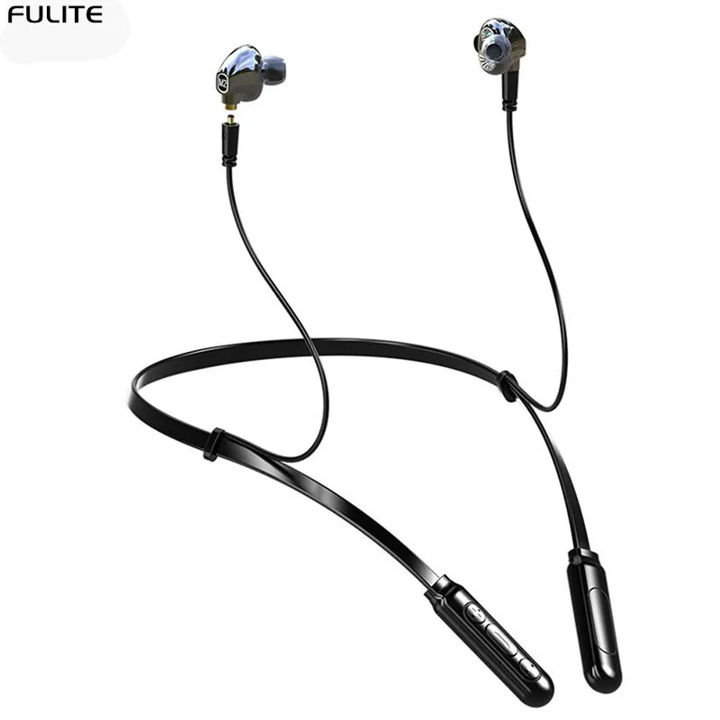 

Newest Wireless Bluetooth Earphone 4D V5.0 Stereo Headset Neckband Sport Earbuds Bass in-Ear Headphones With Mic For All Phone