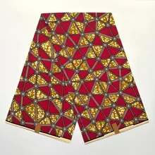 Miss. L Анкара ткань Африканский настоящий воск печати хлопок высокое качество 6 ярдов/шт для вечерние HL19S11232