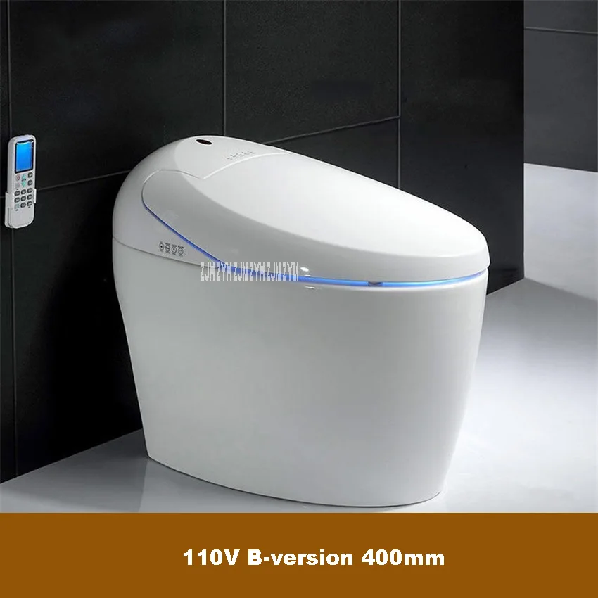 110V B version 400mm 003 Многофункциональный Электрический керамика Туалет Сифон Тип умный цельный туалет бытовая вода Tankless Intelligence Туалет - Цвет: 110V B version 400mm