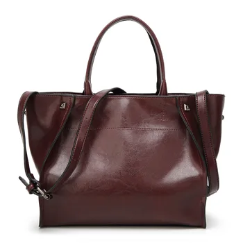 

Autumn New Leather Bucket Bags Simple Double Strap Female Shoulder Bags Large Shoulder Bags Casual Tote Bag