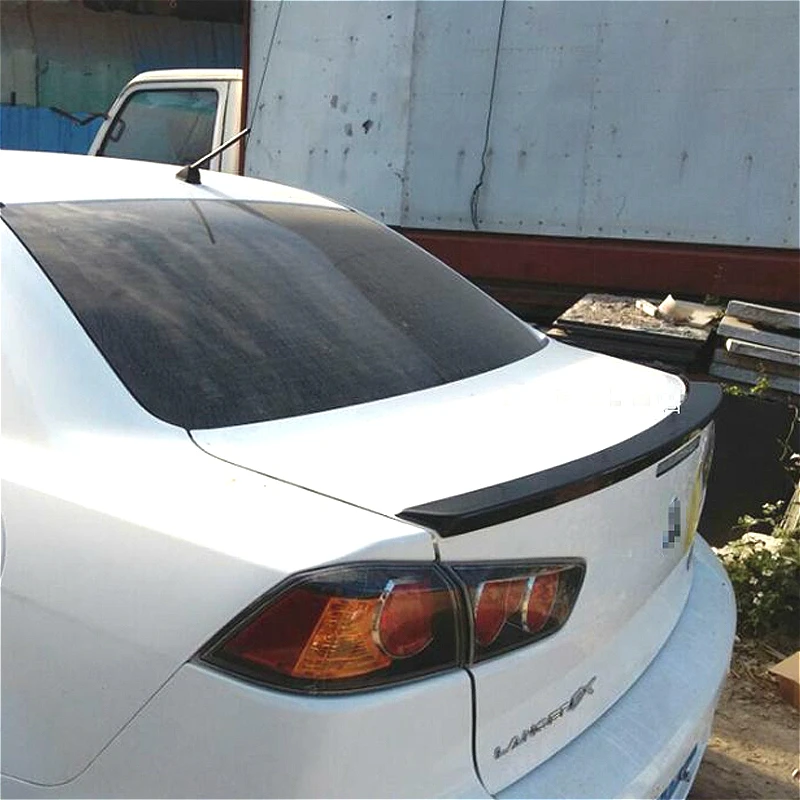 Для Mitsubishi Lancer EX Evo 2010 2011 2012 2013 2014 ABS пластик Неокрашенный праймер цветной спойлер