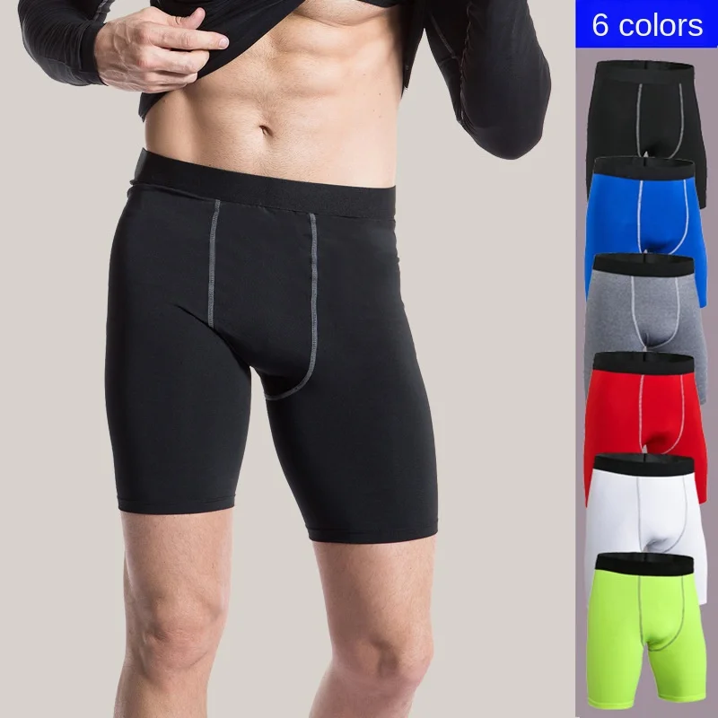 

Men's Tight Pro Shorts Sports Fitness Running Hot Selling Ultra-Stretch Quick Dry Compression Shorts Clothes 1004