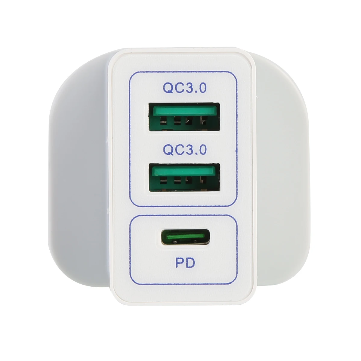 SOONHUA 36 Вт 3 порта USB зарядное устройство складной PD двойной QC3.0 Быстрая зарядка настенное зарядное устройство адаптер для MP3/MP4 мобильного телефона планшета