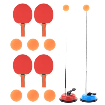 

Ping Pong Practice Exercise Tool Table Tennis Trainer Set Elastic Shaft Training for Children Early Learning Supplies