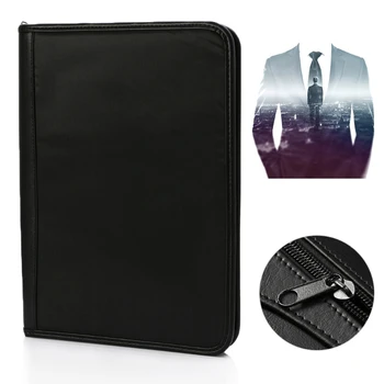 

A4 Folder Conference File Document Organizer Manager Layout Clip Business Bag Q6PA
