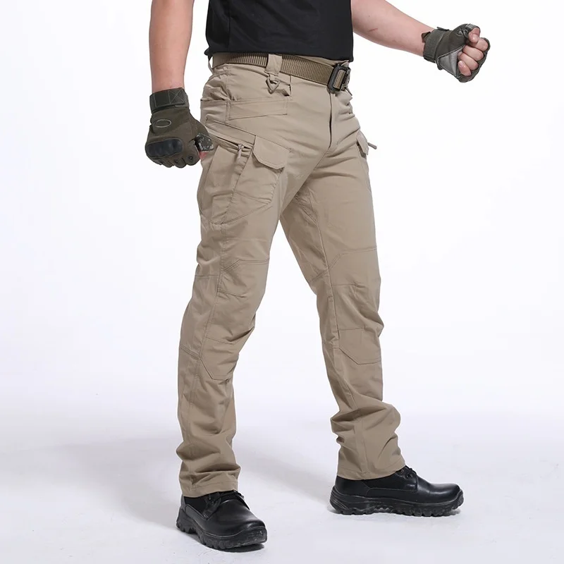  2019 Mens Military Tactical Pants SWAT Trousers Multi-pockets Cargo Pants Training Men Combat Army 