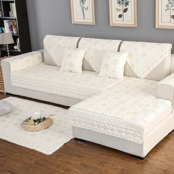 

Cotton Anti-dirty Non-slip Sofa Cover Pet Mat Cushion All-inclusive Removable Multi-size Corner Sofa Towel for Sectional Sofa