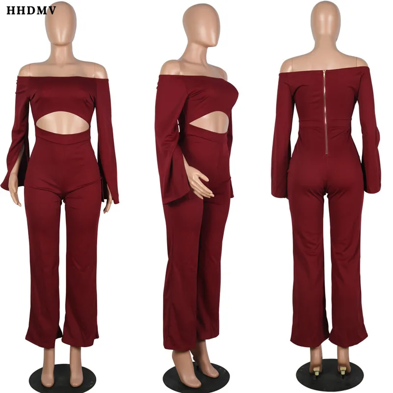 HHDMV MOS971 весенние женские комбинезоны в стиле high street girl, комбинезоны с длинным рукавом, на молнии, с вырезами, длинные штаны