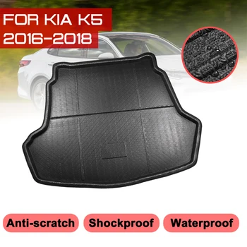 

Car Floor Mat Carpet Rear Trunk Anti-mud Cover For KIA K5 2016 2017 2018
