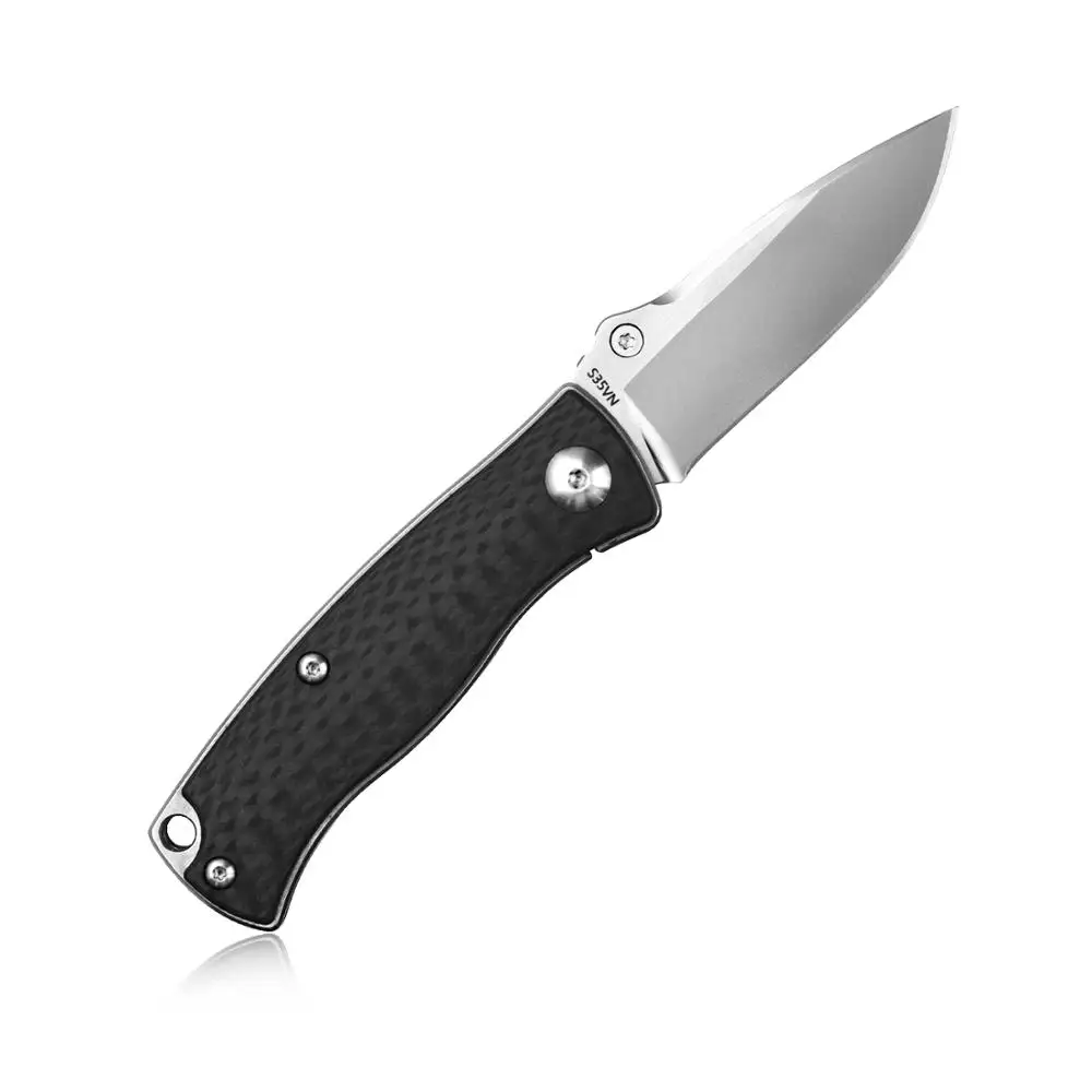KUBEY складной нож KU206 S35VN стальной карманный нож с ручкой из углеродного волокна для повседневного ношения, 5,3 дюймов