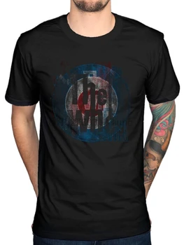

The Who Target Texture T-Shirt Distressed Quadrophenia Soundwaves Band
