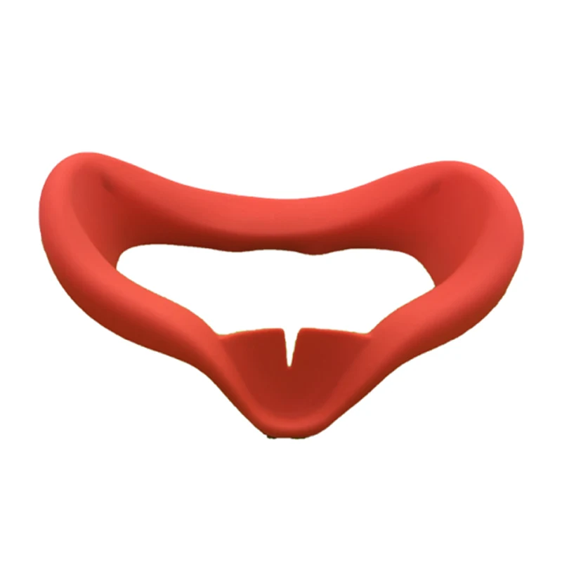 Red- 1PC Силиконовая маска для глаз против пота, Накладка для очков Oculus Quest, светильник против протечек, блокирующий лицо, глаз VR, панель управления, аксессуары - Цвет: Red- 1PC