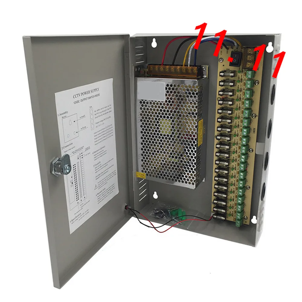12v20a 240 Вт 12v30a 360 Вт 18 дорожный интегрированный источник питания светодиодное освещение адаптер питания импульсный источник питания трансформатор
