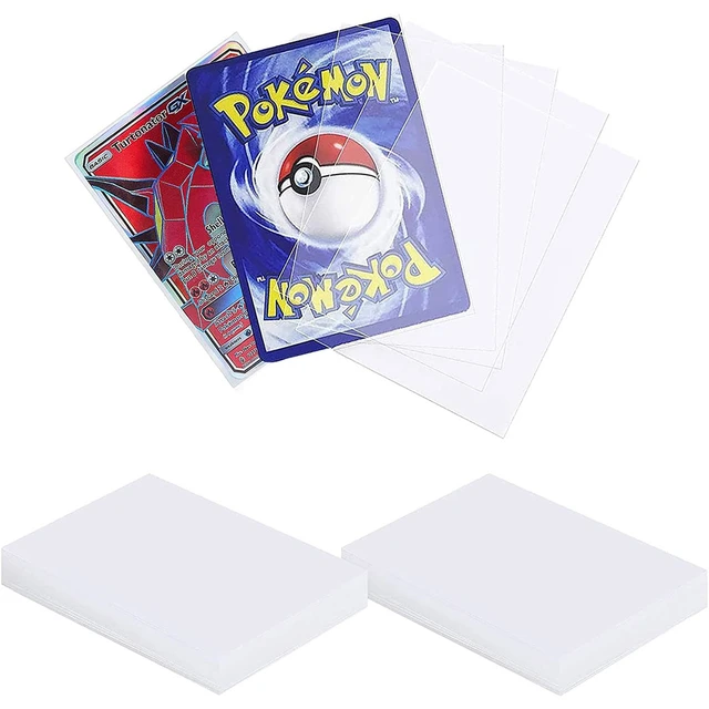 Manchons de cartes Standard transparents, pochette de protection de cartes  pour carte à collectionner pokémon Magic The rally MTG, jeu de société  Yugioh, 100 pièces