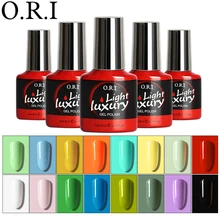 ORI 1PCS Gel Polish Soak Off UV LED Nail Gel 8ML Top Base Coat Neon Gel Varnishes For Nail Art Lakiery Hybrydowe Gel Lacquer