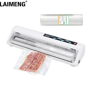 

LAIMENG Vacuum Sealer Automatic Dry Moist Vacuum Air Sealer Best Vacuum Package Machine Free Shipping Packing Sealer S180