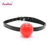Silicone Ball PU Leather Open Mouth Gag Adult Games Mouth Stuffed BDSM Restraints Sex Products SM Toys for Couples SP0019 1