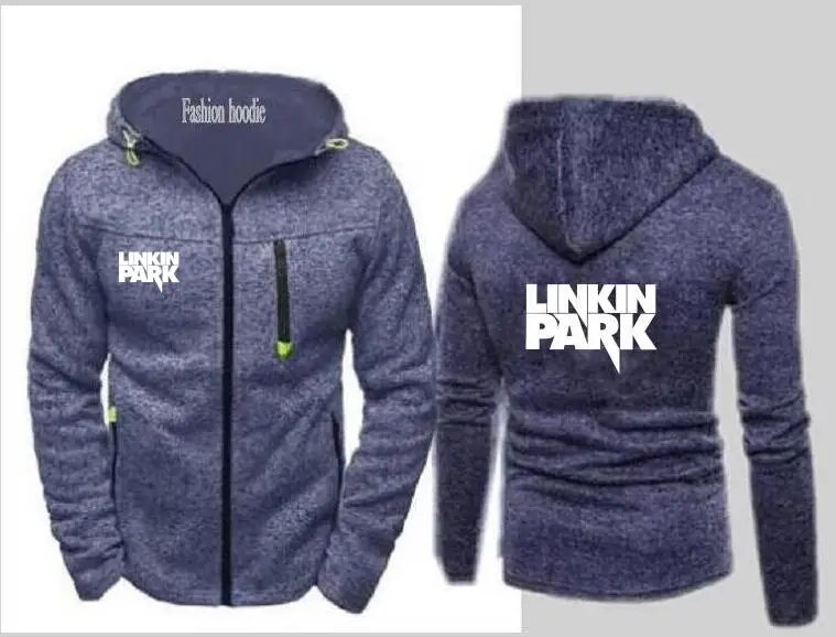Бургундия Модная Толстовка Linkin Park Lincoln Park, свободная толстовка на молнии, футболка с водолазкой, куртка с капюшоном - Цвет: Бургундия
