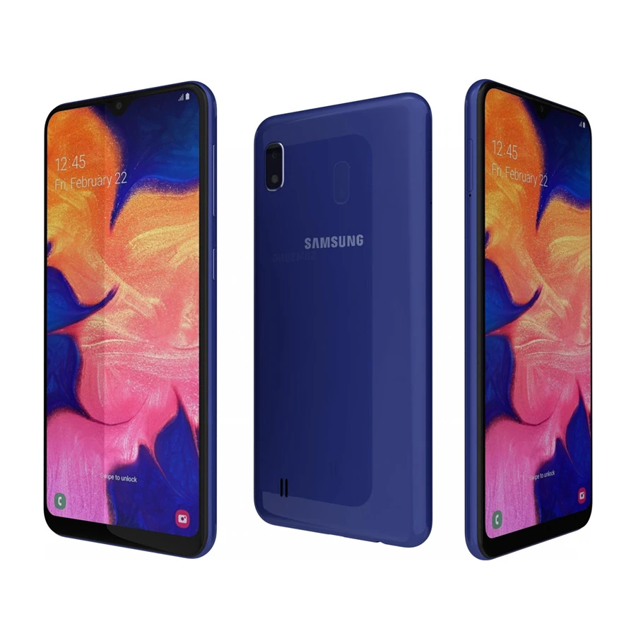 Samsung Galaxy A10 Global Version A105F/DS Dual SIM Unlocked Mobile Phone 6.2\