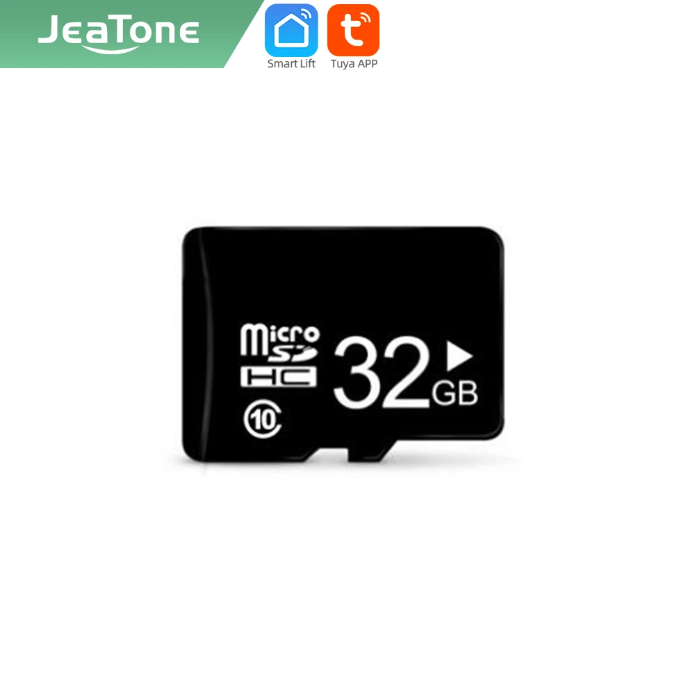 Jeatone Tuya smart 32G SD карта памяти для наших домофон с дверным звонком и видео доставки